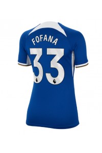 Chelsea Wesley Fofana #33 Jalkapallovaatteet Naisten Kotipaita 2023-24 Lyhythihainen